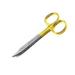 Dental Crown Scissors 12cm Straight and Curved Tip - Image 6