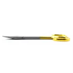 Dental Crown Scissors 12cm Straight and Curved Tip - Image 3