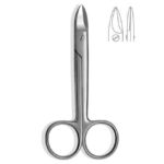 Beebe Crown Scissors, Straight, Plain, 12cm
