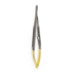 Castroviejo Needle Holder Tungsten Carbide Curved - Image 2