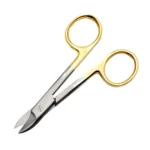Dental Crown Scissors Stainless Steel Straight and Curved Tip - Image 4