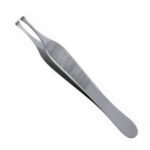 Beasley Babcock Tissue Forceps Cross Points 4 3/4" for Delicate Tissue Handling