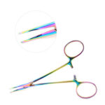 Halsted Mosquito Forceps 4 3/4" Color Coated Curved